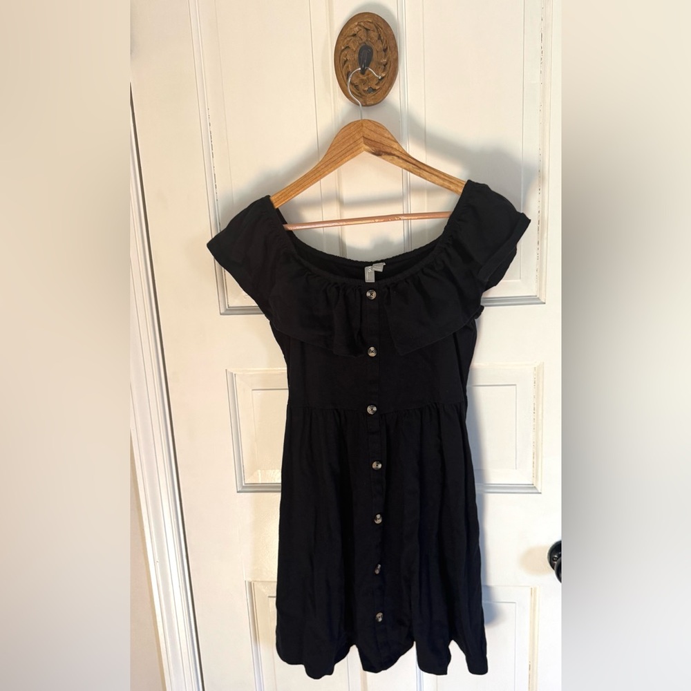 ASOS Black 100% Cotton Dress